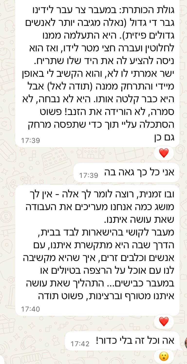 עדכון תודה מנאלה